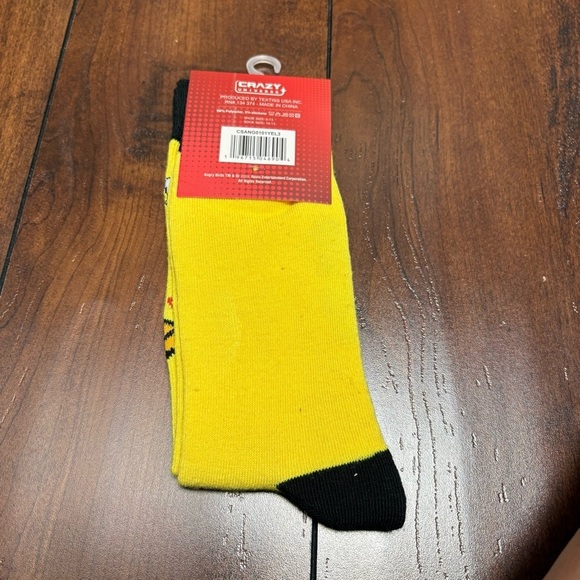 3/$20 Crazy Socks Angry Birds for Men & Women Cozy Funny Gift for Game Lovers - Picture 4 of 6